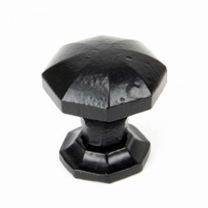 From the Anvil Black Octagonal Cabinet Knob - Small - 33372
