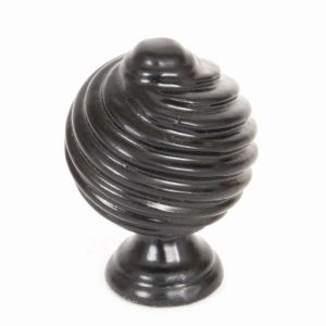 From the Anvil Black Twist Cabinet Knob - 33376