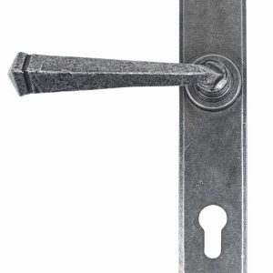 From the Anvil Pewter Gothic Lever Espag. Lock Set - 33604