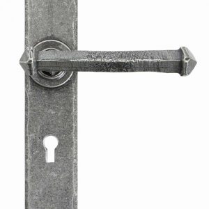 From the Anvil Pewter Tudor Lever Lock Set - 33608