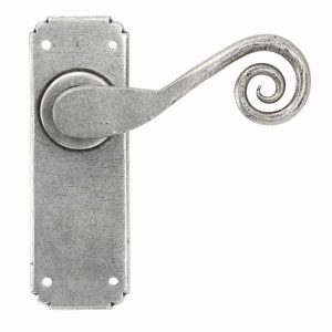 From the Anvil Pewter Monkeytail Lever Latch Set - 33616