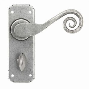 From the Anvil Pewter Monkeytail Lever Bathroom Set - 33617
