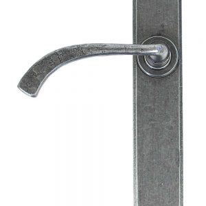 From the Anvil Pewter Gothic Curved Sprung Lever Latch Set - 33635