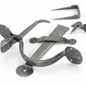 From the Anvil Pewter Medium Bean Thumblatch - 33649