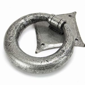 From the Anvil Pewter Ring Door Knocker - 33658