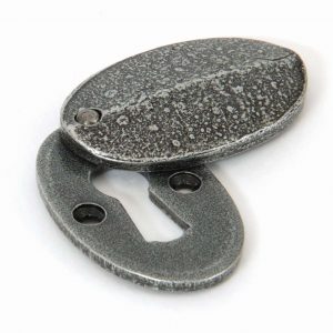 From the Anvil Pewter Oval Escutcheon & Cover - 33664