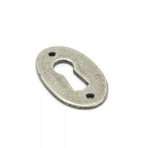 From the Anvil Pewter Oval Escutcheon - 33665