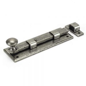From the Anvil Pewter 6" Straight Knob Bolt - 33723