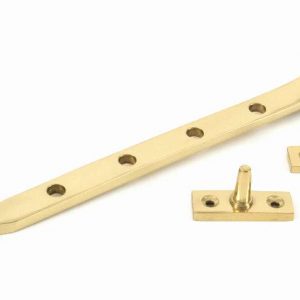 From the Anvil Polished Brass 10" Peardrop Stay - 33750