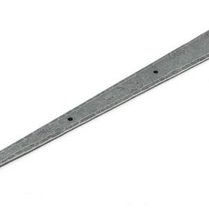 From the Anvil Pewter 18" Penny End Hinge Front (pair) - 33786