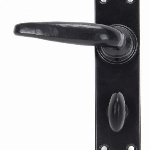 From the Anvil Black Smooth Lever Bathroom Set - 33822
