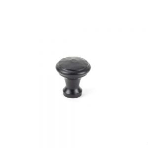 From the Anvil Black Hammered Cabinet Knob - Small - 33840