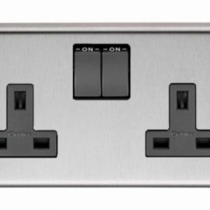 From the Anvil SSS Double 13 Amp Switched Socket - 34224/1