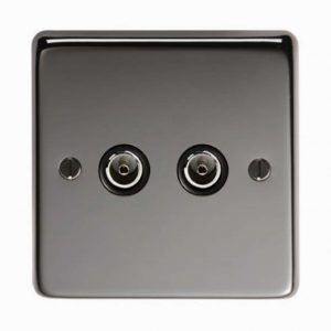 From the Anvil BN Double TV Socket - 34230