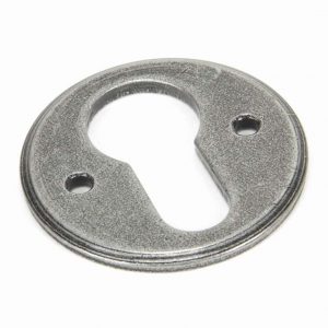 From the Anvil Pewter Regency Euro Escutcheon - 45122