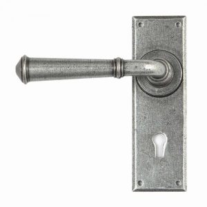From the Anvil Pewter Regency Lever Lock set - 45125