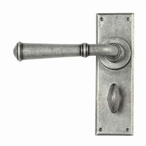 From the Anvil Pewter Regency Lever Bathroom Set - 45127