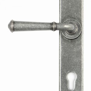 From the Anvil Pewter Regency Lever Espag. Lock Set - 45129