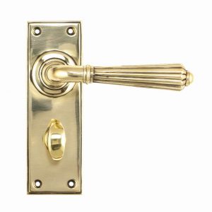 From the Anvil Aged Brass Hinton Lever Bathroom Set - 45312