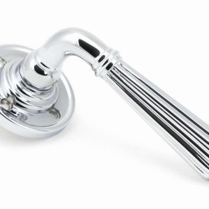 From the Anvil Polished Chrome Hinton Lever on Rose Set - 45315