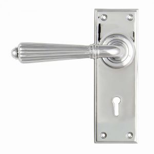 From the Anvil Polished Chrome Hinton Lever Lock Set - 45316