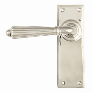 From the Anvil Polished Nickel Hinton Lever Latch Set - 45323