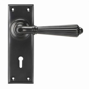 From the Anvil Aged Bronze Hinton Lever Lock Set - 45328