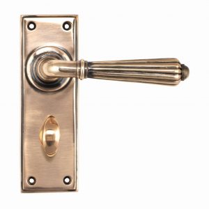 From the Anvil Polished Bronze Hinton Lever Bathroom Set - 45336