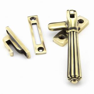 From the Anvil Aged Brass Locking Hinton Fastener - 45339