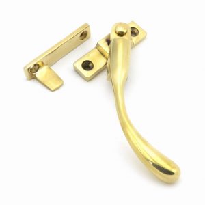 From the Anvil Polished Brass Night-Vent Locking Peardrop Fastener - RH - 45397