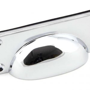 From the Anvil Polished Chrome Art Deco Drawer Pull - 45402