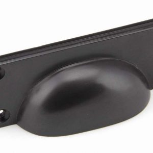 From the Anvil Aged Bronze Art Deco Drawer Pull - 45403