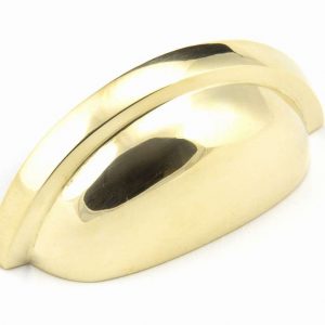 From the Anvil Polished Brass Regency Concealed Drawer Pull - 45410