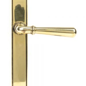 From the Anvil Aged Brass Newbury Slimline Lever Latch Set - 45429