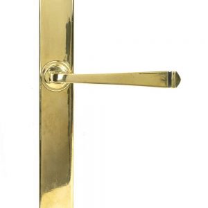 From the Anvil Aged Brass Avon Slimline Lever Latch Set - 45448