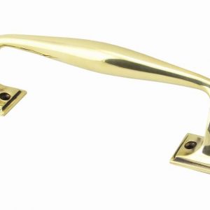 From the Anvil Aged Brass 230mm Art Deco Pull Handle - 45461