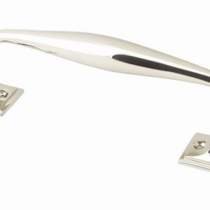 From the Anvil Polished Nickel 230mm Art Deco Pull Handle - 45463
