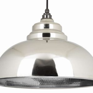 From the Anvil Hammered Nickel Harborne Pendant - 45472