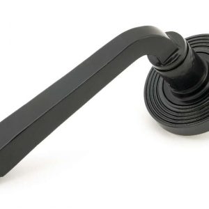 From the Anvil Black Avon Round Lever on Rose Set (Beehive) - 45625