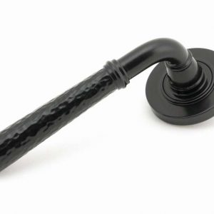 From the Anvil Black Hammered Newbury Lever on Rose Set (Plain) - 45647