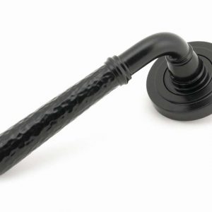 From the Anvil Black Hammered Newbury Lever on Rose Set (Art Deco) - 45648