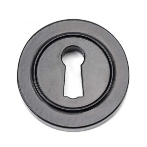 From the Anvil Black Round Escutcheon (Plain) - 45695
