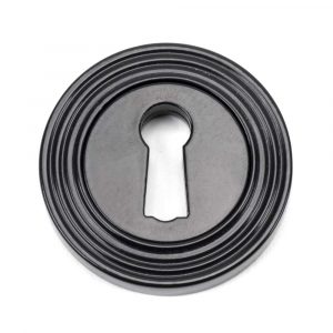 From the Anvil Black Round Escutcheon (Beehive) - 45697