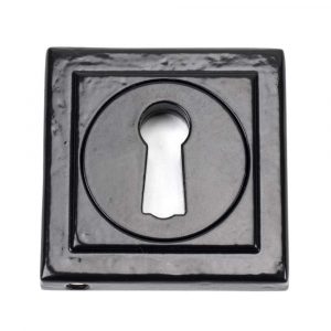 From the Anvil Black Round Escutcheon (Square) - 45698