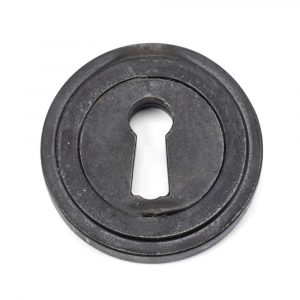 From the Anvil External Beeswax Round Escutcheon (Art Deco) - 45700