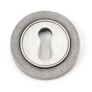 From the Anvil Pewter Round Escutcheon (Plain) - 45703