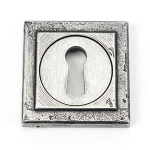 From the Anvil Pewter Round Escutcheon (Square) - 45706
