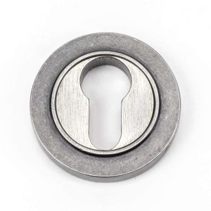 From the Anvil Pewter Round Euro Escutcheon (Plain) - 45727