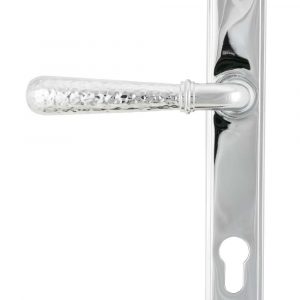 From the Anvil Polished Chrome Hammered Newbury Slimline Espag. Lock Set - 45772