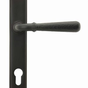 From the Anvil Aged Bronze Hammered Newbury Slimline Espag. Lock Set - 45773